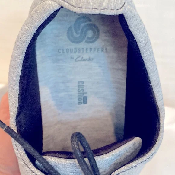 Clarks Gray Heathered Sillian Tino Sneaker - Picture 4 of 10